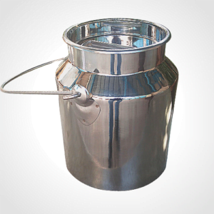 Cowfit Stainless Steel Milk Storage Can with Lid - ( 10Litres)